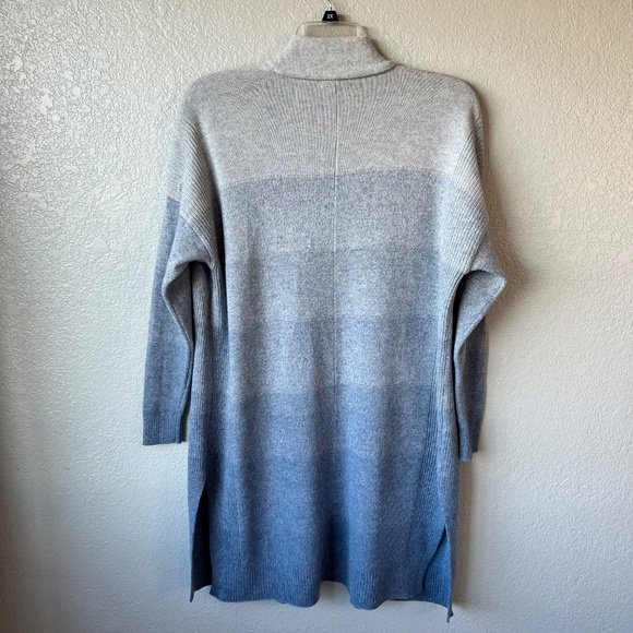 Athleta Ombré Spirit Wool Cashmere Blend Wrap Open Front Cardigan - Picture 5 of 12